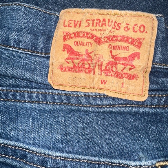 Vintage Levis 558 Men’s Denim Blue Jeans Size 32x30 - Picture 10 of 11
